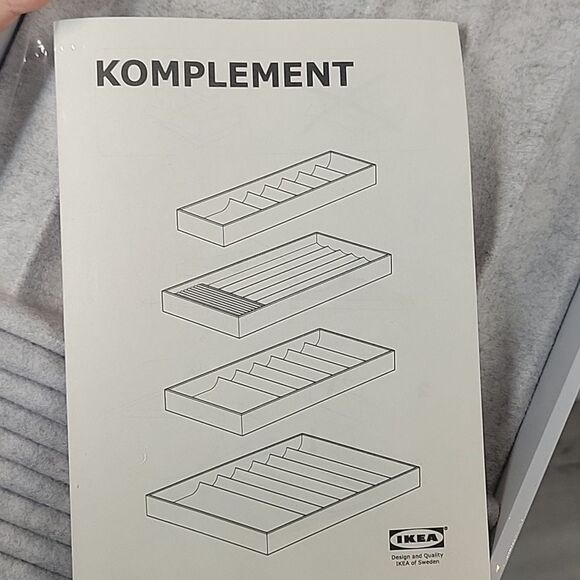 304.040.28 IKEA Komplement Insert for Jewelry Light Gray - Picture 3 of 7